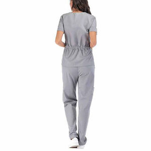Tenue d'infirmière pour femme, tissu tricoté confortable, combinaison de travail pour infirmières, uniformes pour hôpitaux, uniformes de médecin - Product Image 2