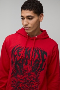 Sweat à capuche personnalisé pour homme avec impression graphique DTF, pull-over OEM streetwear, sweat-shirt à capuche décontracté à manches longues pour homme - Product Image 3