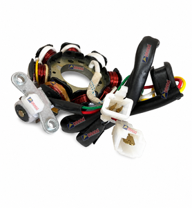 Pièces de rechange électriques pour système de charge de scooter, plaque de bobine de stator à 8 pôles pour Suzuki Access, fabriquées en Inde, pour deux roues - Product Image 1