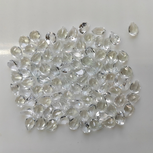 Topacio Blanco Natural 8x6MM Corte Pera, Calidad Superior, Calibrado, Gema Suelta para Joyería de Diseño - Product Image 5