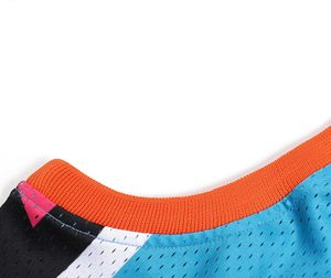 Camiseta de Baloncesto Unisex sin Mangas con Bloques de Color, Cuello en V, de Poliéster que Absorbe la Humedad, Ajuste Regular para Adultos - Product Image 3