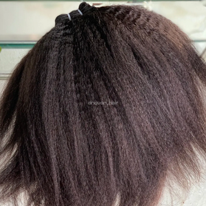 Lot de Cheveux Vietnamiens de Luxe Kinky Straight 100% Cheveux Humains Doux et Soyeux à Mouvement Naturel - Product Image 1