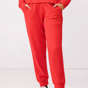Nueva Llegada, Pantalones Deportivos de Moda para Mujer, Cómodos, Ajuste Regular, Cintura Elástica, Holgados, Gruesos, Cálidos para Invierno - Product Image 6