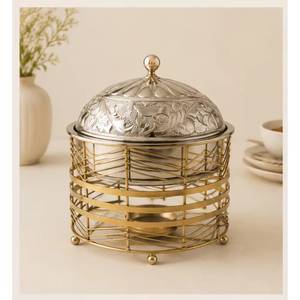 Skies Traders Stainless Steel Cookware <b>Pot</b> Flip Top <b>Lid</b> Luxury Design Eco-Friendly Durable Handcrafted Heatable Stackable - Product Image 1