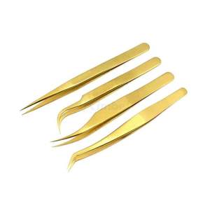 Pince à cils arc-en-ciel de qualité supérieure, 6 pièces, outils professionnels de haute précision pour extensions de cils, pour usage en salon - Product Image 2