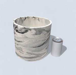 Cubo de Hielo de Resina con Aspecto Acrílico, Enfriador de Vino, Cubo de Hielo de Resina en Forma de Cilindro, para Uso en Bares, Enfriador de Vino de Resina Transparente - Product Image 1