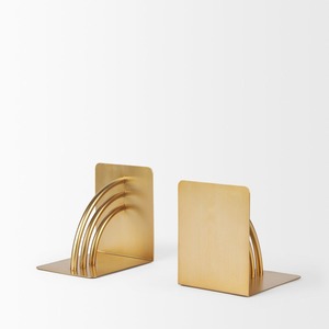 Sujetalibros industriales elegantes de metal, perfectos para almacenamiento de libros, escritorio de oficina, estantería decorativa - Product Image 2