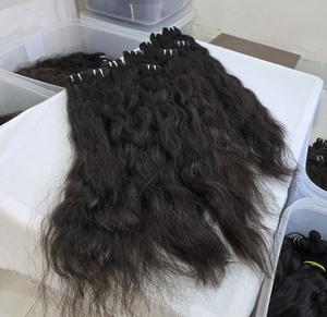 ผมต่อแบบเรมี่ต่อผมผมตรงสีดำธรรมชาติยังไม่ได้แปรรูปจาก100% อินเดีย - Product Image 4