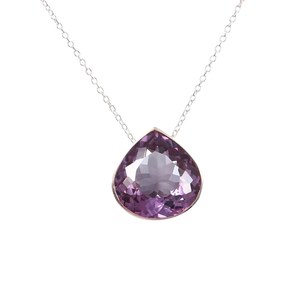 Pendentif Cœur en Alexandrite, Argent Sterling 925, Pierre Précieuse à Changement de Couleur, Plaqué Or 14K, Cadeau de Fiançailles, Bijou - Product Image 2