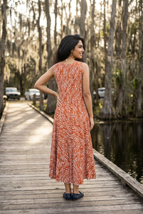 Vestido de Algodón Cambray para Mujer, Tela Suave y Ligera, Transpirable, Ropa Casual de Verano, Vestido Diario Elegante y a la Moda - Product Image 2