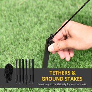 Pupazzo di Neve Gonfiabile Natalizio per Decorazioni Esterne Festive per Casa o Giardino - Product Image 5