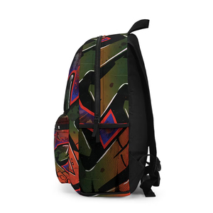 Sac à dos élégant et tendance personnalisable par sublimation, 21L, taille ajustable, plusieurs poches, tissu en coton léger, pour étudiants - Product Image 3