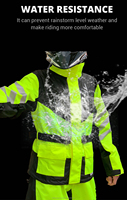 Impermeable reflectante para motocicleta, chaqueta de lluvia para motocicleta, traje de lluvia para hombre, impermeable para motocross.