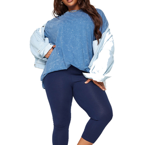 Camiseta de Lona para Mujer, Fabricada en Fábrica a Bajo Precio, Corte Holgado, 100% Algodón, Secado Rápido, Transpirable, para Venta en Línea, Prenda de Primavera de Alta Demanda - Product Image 5