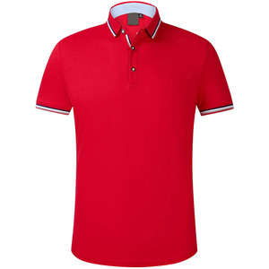 Camiseta Polo Roja de Manga Corta para Hombre, Diseño Superior 2025, Personalizada, de Primera Calidad, Hecha a Medida, 100% Algodón, para Verano - Product Image 1