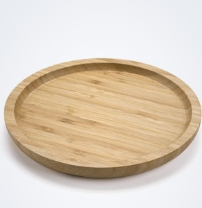 High Quality Modern Acacia Wooden Serving <b>Tray</b> with Handles Eco-Friendly Household Restaurant Food <b>Breakfast</b> <b>Tray</b> - Product Image 2
