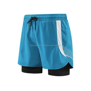 Vêtements de sport unis avec logo personnalisé Short de course athlétique Tissu Oxford Écologique Respirant Séchage rapide de haute qualité 100% - Product Image 1