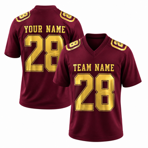 Nouveaux maillots de football américain 2025 2026, uniformes de football cousus, vente en gros, logo personnalisé, nom, numéro, maillot de sport III - Product Image 1