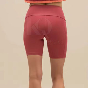 Shorts de sport pour femmes, taille haute, extensibles, respirants, séchage rapide, confortables pour la course à pied, le yoga et l'entraînement - Product Image 3