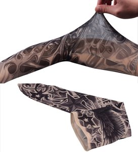 Mangas de Ciclismo con Diseño de Tatuaje, Protección Anti-UV para Adultos, Unisex, Material de Poliéster - Product Image 3