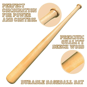 Bates de Béisbol de Madera Profesionales Flyingkick Enterprises, Madera Natural Resistente al Agua para Exteriores, Nuevos en Línea - Product Image 6