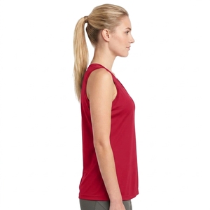 Camiseta Deportiva Personalizada para Mujer, sin Mangas, Cuello en V, Ligera, para Entrenamiento Atlético y Fitness, Fabricante de Ropa Deportiva - Product Image 3