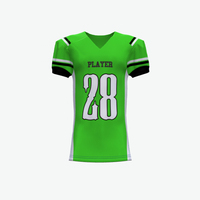 Uniformes de football américain PIHA SPORTS, maillot de sublimation personnalisé, 100% polyester respirant, haute qualité pour hommes