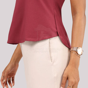 Camiseta sin mangas para mujer, cómoda para uso diario, servicio de fabricación personalizada, mezcla de algodón suave, cuello redondo, la mejor oferta en línea - Product Image 6