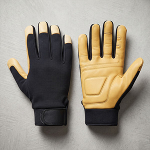 Guantes de Seguridad JNM SAFETY de Cuero Vacuno de Primera Calidad, Certificación CE, Forro de Aramida, Puño de Seguridad, Anti-Impactos y Resistentes al Calor - Product Image 3