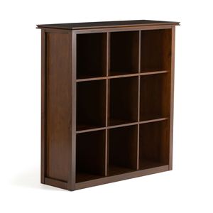 Artisan Russet Brown <b>9</b>-<b>Cube</b> Bookcase and Storage Unit Handcrafted Storage Shelves & Units - Product Image 1