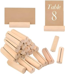 Handcrafted <b>Solid</b> <b>Wood</b> <b>Desk</b> Card Holder with Minimalist Design and Durability for Business Cards and Office Decor - Product Image 6