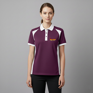 เสื้อผู้หญิงผ้าฝ้าย 100% ขายส่ง ปักโลโก้ตามสั่ง ระบายอากาศ แห้งเร็ว เป็นมิตรกับสิ่งแวดล้อม เสื้อแขนสั้นฤดูร้อน 2 สี - Product Image 1