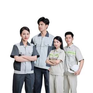 เสื้อแจ็คเก็ตทำงานผ้าโพลีเอสเตอร์ทันสมัย ผสมผสานฟังก์ชั่นและการออกแบบที่สวยงาม ทนทาน แขนยาว ระบายอากาศได้ดี แห้งเร็ว เหมาะสำหรับโรงงาน - Product Image 6