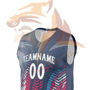Camiseta de Baloncesto Personalizada con Logotipo, 100% Poliéster, Antibacteriana, para Hombre - Product Image 2