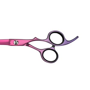 Ciseaux de coiffure ultra-affûtés au design arc-en-ciel, en acier inoxydable J2, style japonais, pour une coupe de précision en salon. - Product Image 3