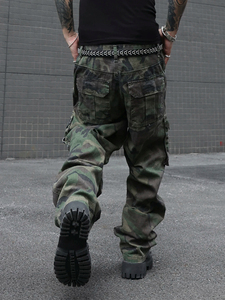 Pantalones Deportivos Personalizados con Camuflaje para Hombre, Estilo Urbano, con Múltiples Bolsillos, de Poliéster/Algodón, Proveedor OEM ODM - Product Image 2