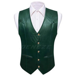 Gilet en cuir léger de haute qualité avec logo personnalisé, vêtement de mode très vendu pour hommes - Product Image 3