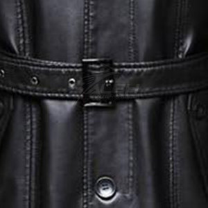 Modern Leather <b>Duster</b> Coat With Long Profile <b>Clean</b> Finish Adjustable Cuffs And Durable Construction Leather <b>Duster</b> Coat - Product Image 4