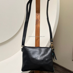 Mini bolso cruzado de cuero genuino para mujer, bolso de mano de cuero occidental, bolso de mano de marca personalizada, monedero móvil - Product Image 5