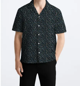 เสื้อเชิ้ตฮาวายพิมพ์ลายแบบสบายๆ สำหรับผู้ชาย เสื้อเชิ้ตดีไซน์เนอร์สำหรับผู้ชาย เสื้อยืดแขนสั้นลายฮาวายสำหรับผู้ชาย - Product Image 4