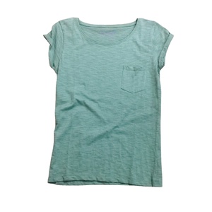 เสื้อยืดลำลองแขนสั้นสำหรับผู้หญิงขนาดใหญ่พิเศษคอกลมสีพื้นระบายอากาศได้ดีผ้าฟอยล์โลโก้ - Product Image 1