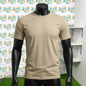 T-shirts décontractés pour hommes de qualité supérieure, col rond, 100% coton, toile respirante, écologiques - Product Image 2