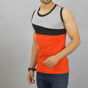 เสื้อกล้ามผู้ชาย AZORES SPORTS แฟชั่นสั่งทำพิเศษ ระบายอากาศได้ดี แห้งเร็ว ผ้าฝ้าย 100% ราคาถูก คุณภาพดี เสื้อกล้ามออกกำลังกายสำหรับผู้ชาย - Product Image 2