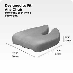 Gran oferta 2025 ARAAMI, cojín de asiento de coxis de, almohada de espuma viscoelástica, diseño ergonómico para silla de oficina, cojines de asiento ortopédicos de aire - Product Image 4