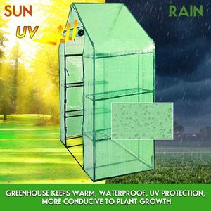 Invernadero Portátil de 4 Niveles con 8 Estantes para tu Jardín - Product Image 3