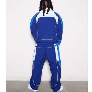 Chaqueta Deportiva con Capucha de Algodón Orgánico Reflectante de 3m, Chándal Personalizado para Hombre, Ropa Deportiva de Invierno, Estilo Urbano Informal - Product Image 2