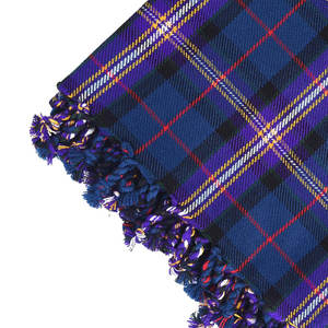 Al por mayor, auténtico chal escocés de tartán masonero de clanes de las Tierras Altas, 16oz, personalizado OEM ODM - Product Image 3