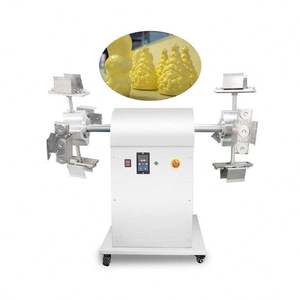 Máquina para hacer chocolate hueco de acero inoxidable, moldeadora giratoria de chocolate, 0-800 rpm, capacidad para 8 moldes - Product Image 1