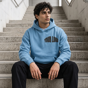 Sudadera con Capucha Gruesa de Algodón para Hombre, Estilo Urbano Oversize, Prenda Casual de Moda - Product Image 6