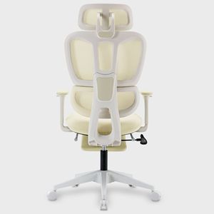 Sedia da Ufficio Ergonomica in Rete con Ruote Silenziose a 360 Gradi, Braccioli Regolabili, Poggiapiedi, Supporto Lombare e Poggiatesta Confortevole - Product Image 5